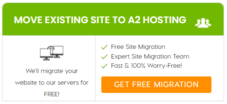 A2 hosting information about free site migrations from their expert team. 
