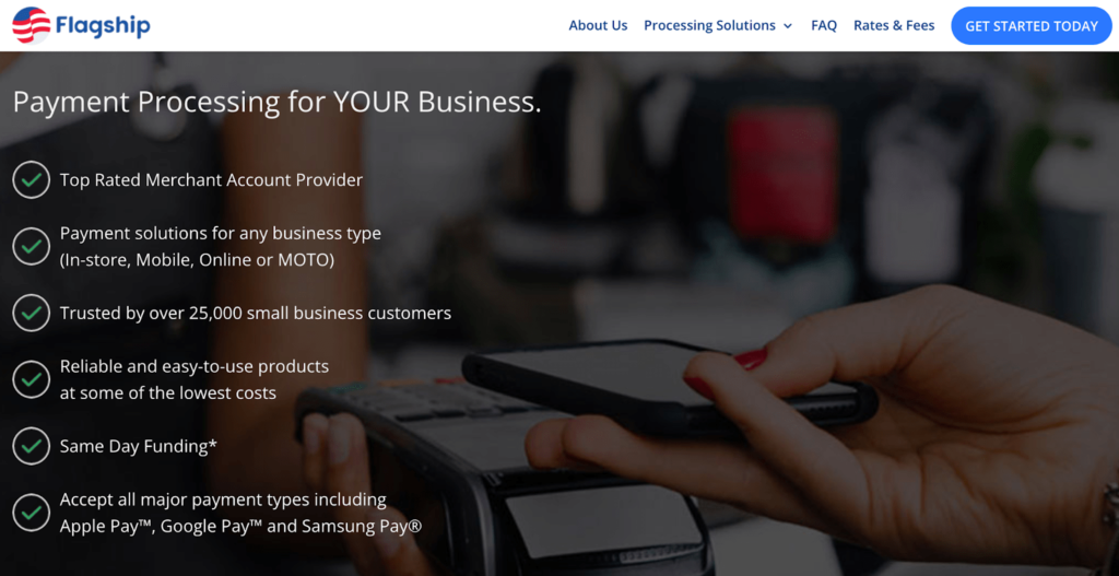Flagship Merchant Services home page