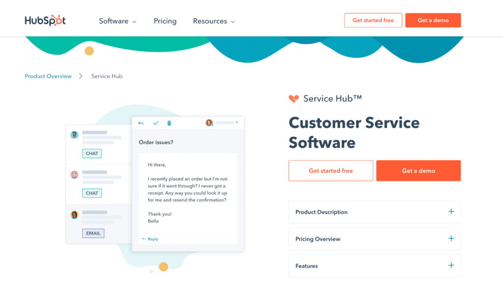 HubSpot home page