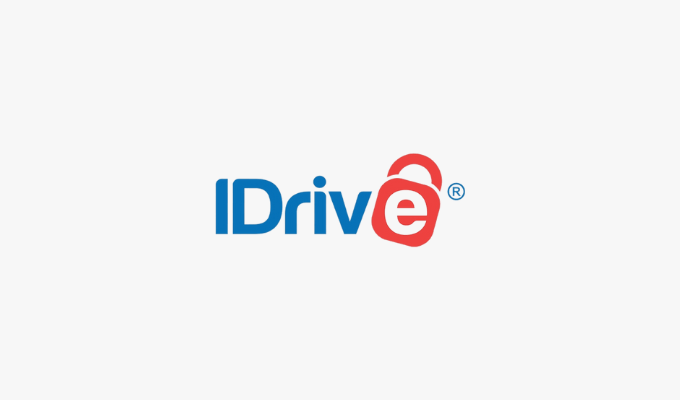 Company logo for IDrive, one of our best Dropbox alternatives