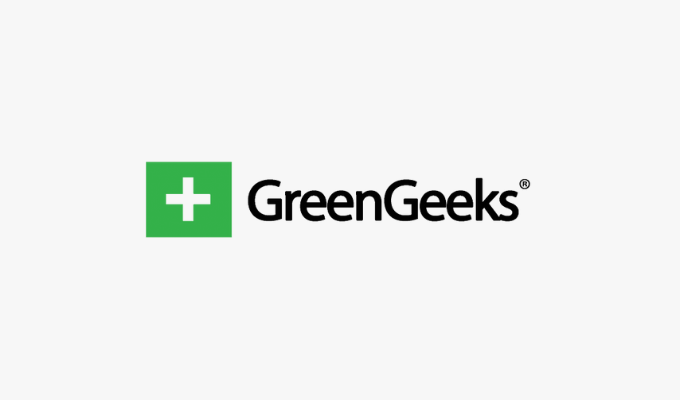 Company logo for GreenGeeks, one of our best GoDaddy alternatives