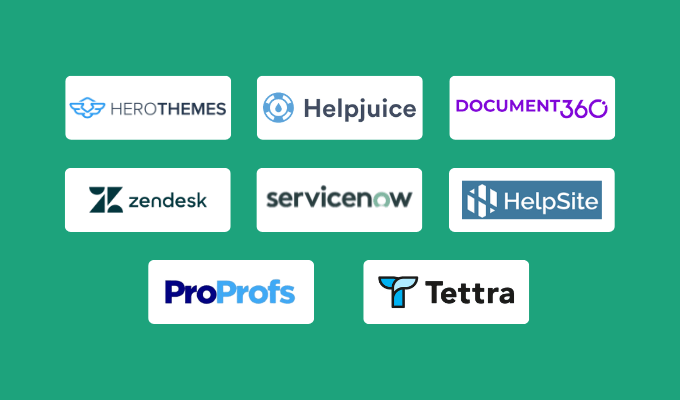 Company logos for our best ServiceNow alternatives