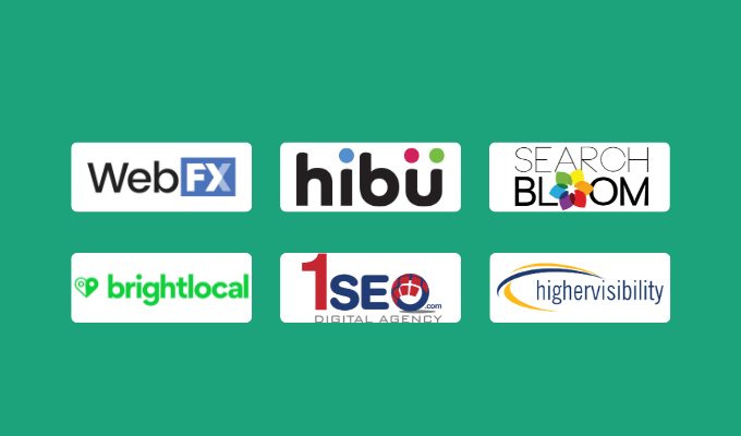Company logos for our best local SEO services reviews