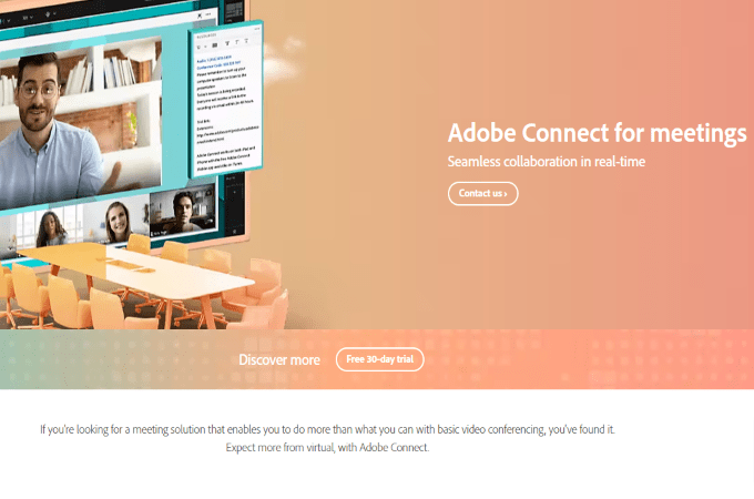 Adobe Connect for meetings