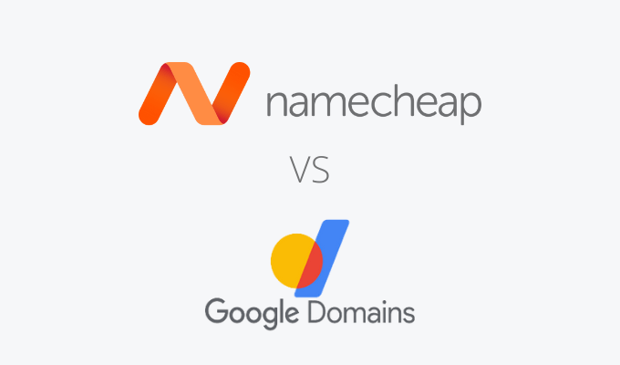 Namecheap vs. Google Domains