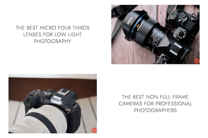 Two blog posts about camera equipment from The Phoblographer