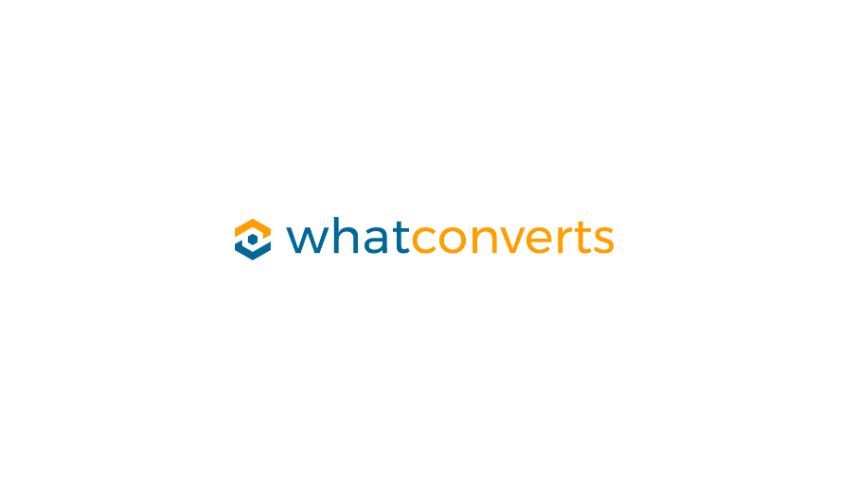 WhatConverts company logo.