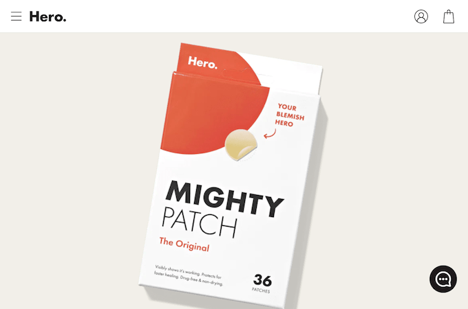 Screenshot from Mighty Patch about us page