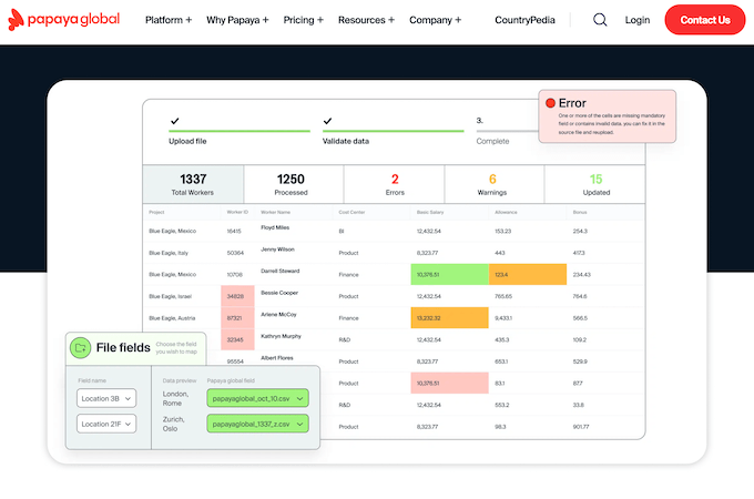 Software HRIS Papaya Global