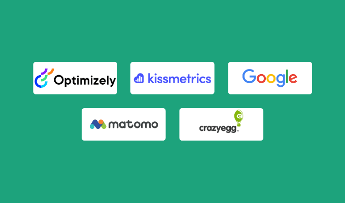 Brand logos for best ecommerce analytics tools.