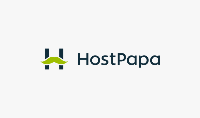 HostPapa brand logo image for Quick Sprout review.