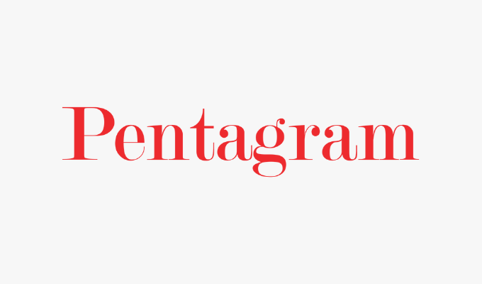 Pentagram brand logo.