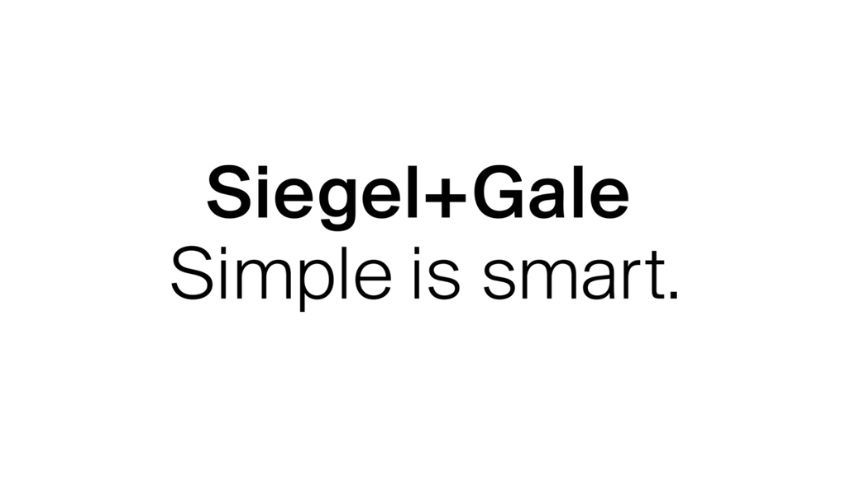 Siegel+Gale company logo.
