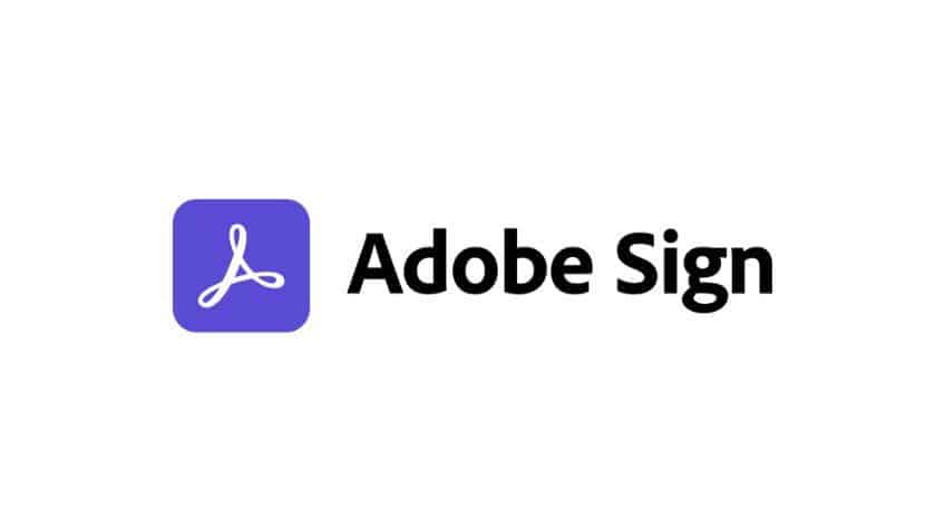 Adobe Sign company logo.