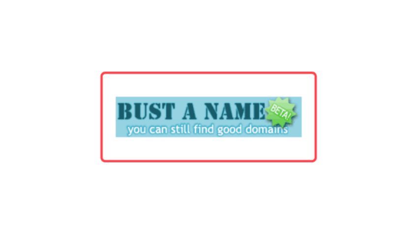 Bust a name logo