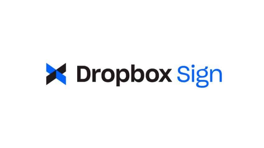 Dropbox Sign company logo.