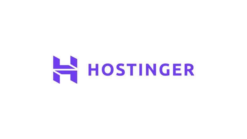 Logo-ul companiei Hostinger.