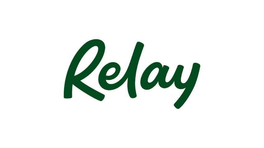 Relay company logo.