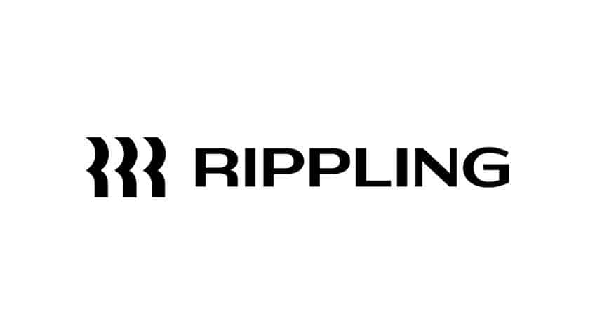 Rippling logo. 