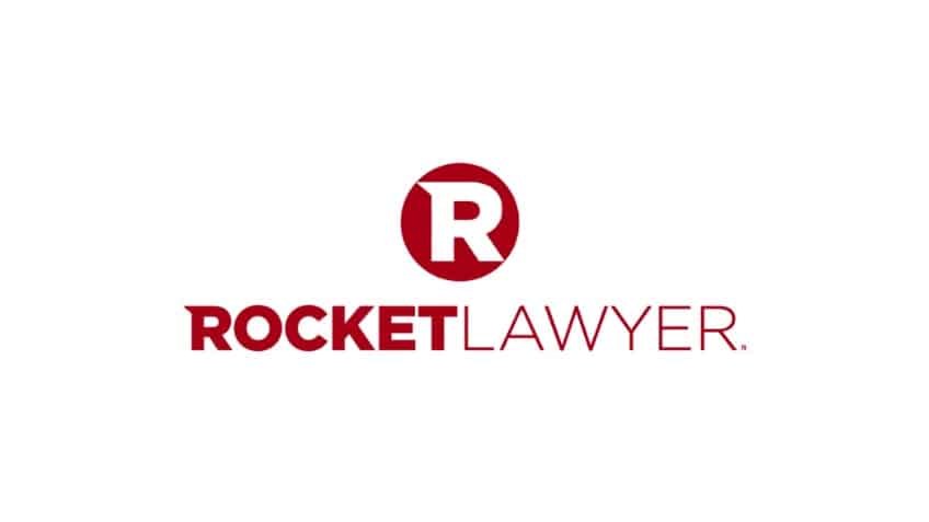 Rocket Lawyer company logo.