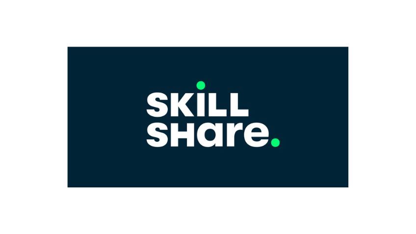 Skill Share company logo. 