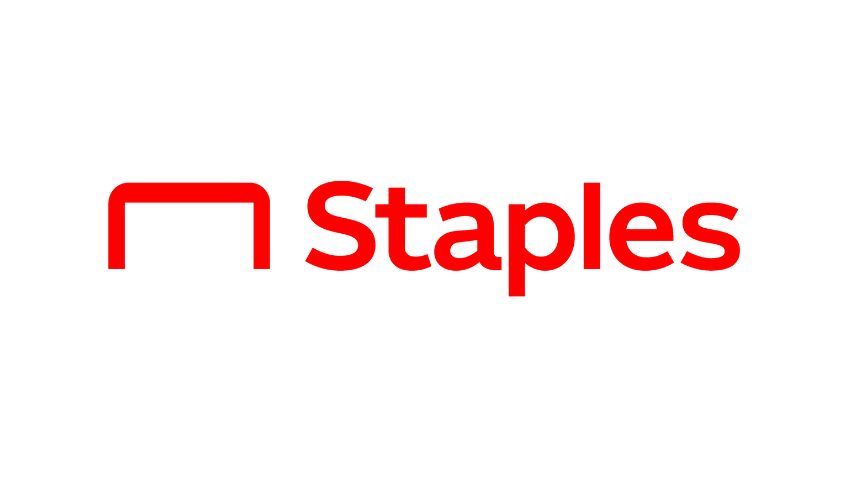Logo-ul companiei Staples.