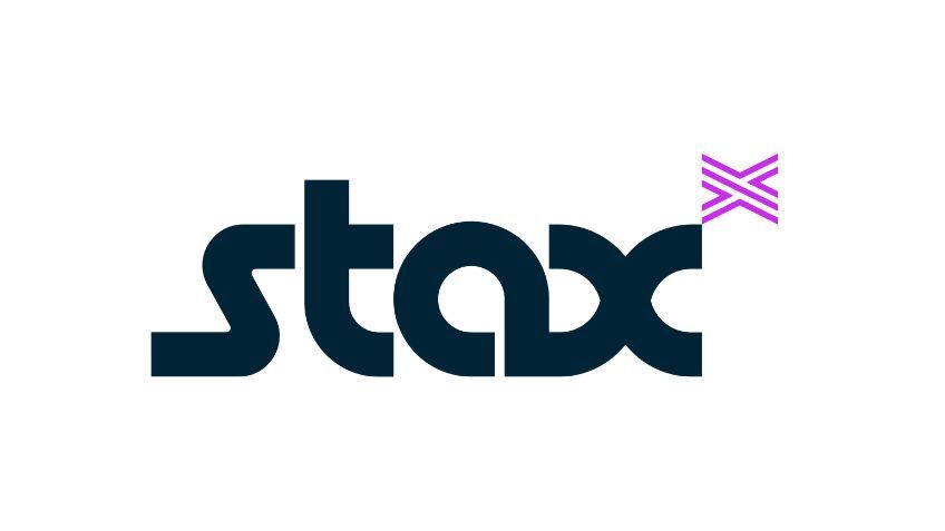 Stax company logo.