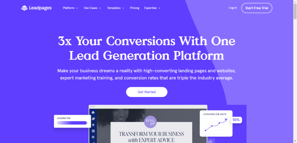 image09 Leadpages landing page.