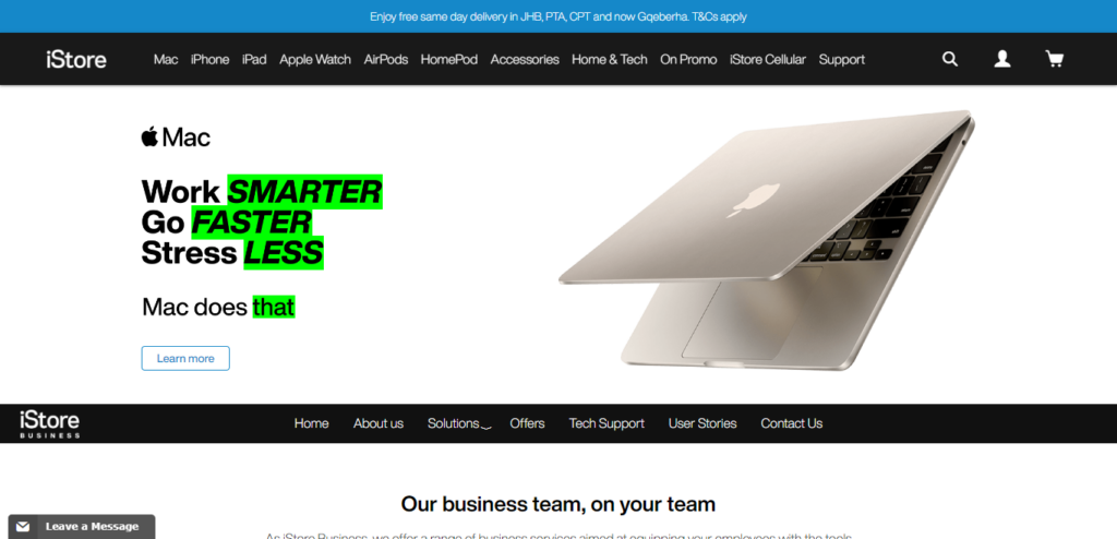 image16 Apple MacBook landing page.