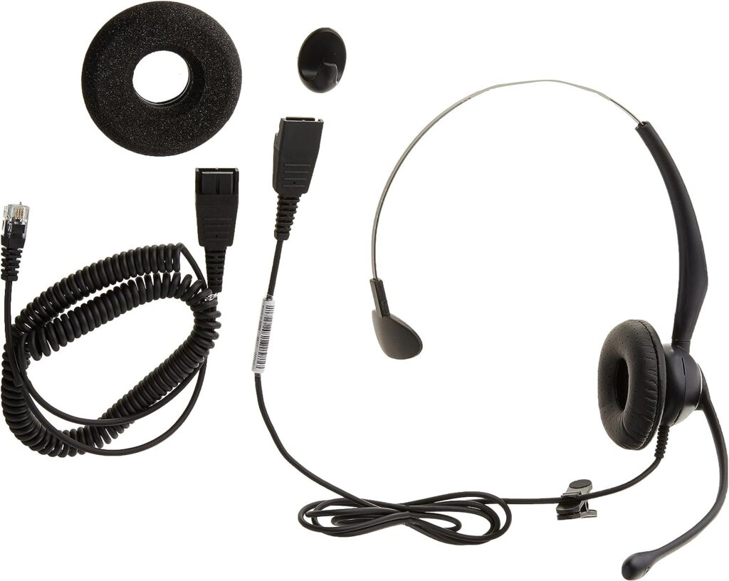 Yealink YHS33 headset example.