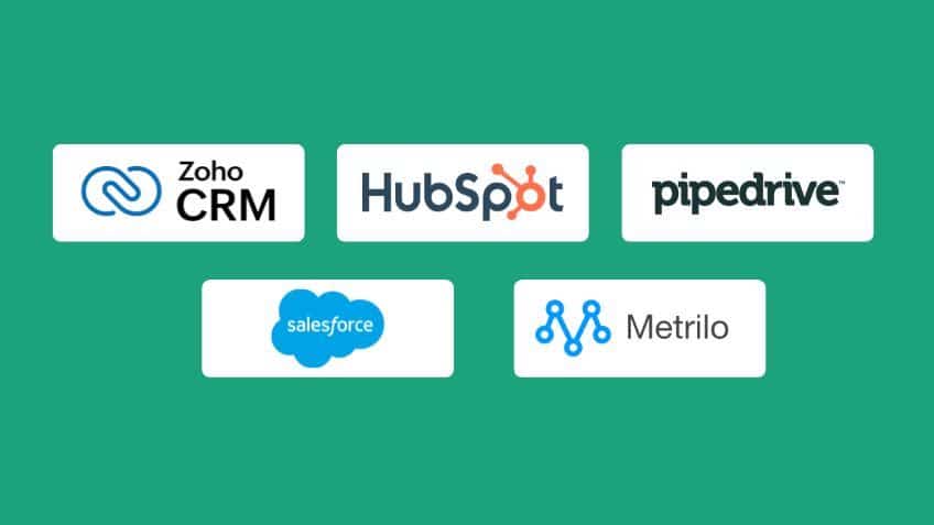 Best Ecommerce CRM Software logos.