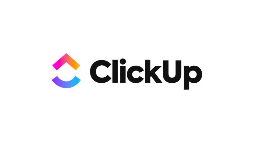 ClickUp logo. 