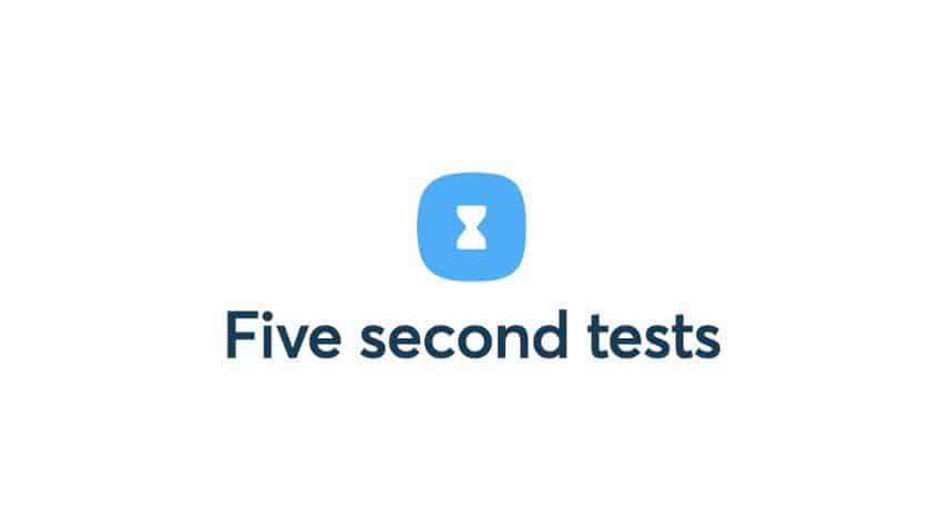 Five Second Tests logo.