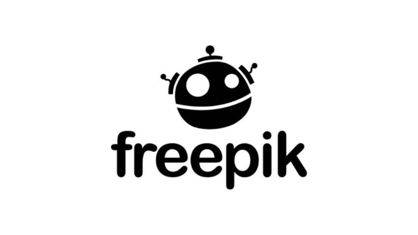 Freepik logo for QuickSprout Freepik review. 