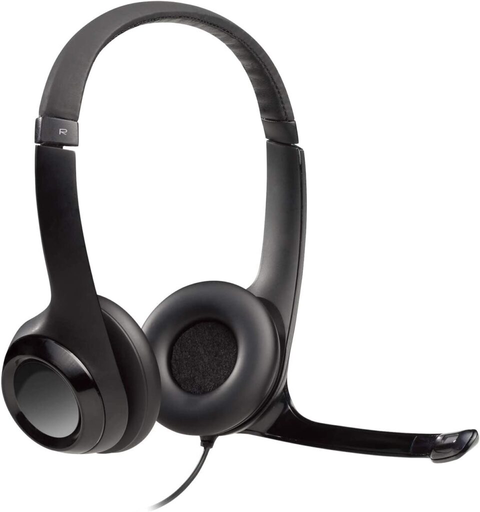 Logitech H390 headset example.