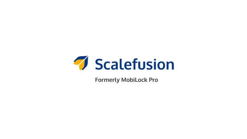 Scalefusion logo.