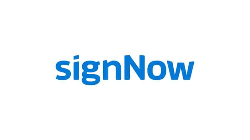 signNow logo.