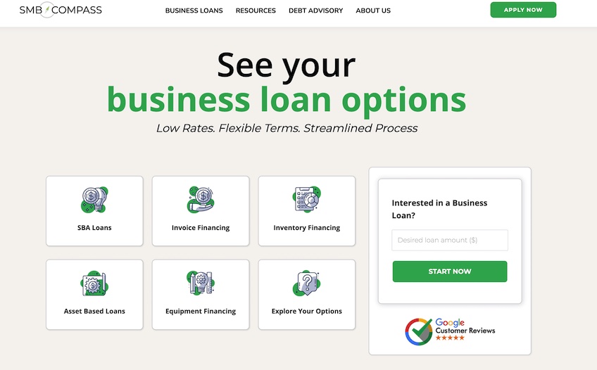 Loan options from SMB Compass