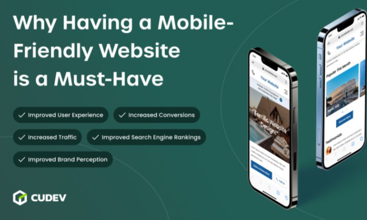Blog infographic of mobile website must-haves. 