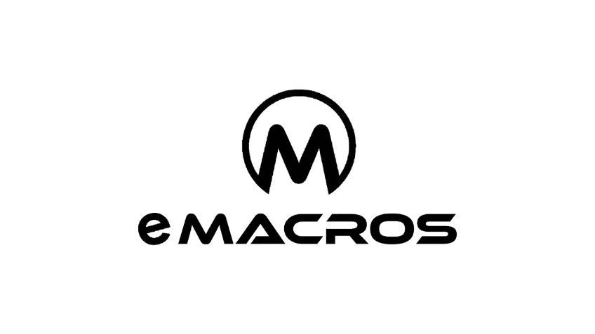 eMacros logo. 