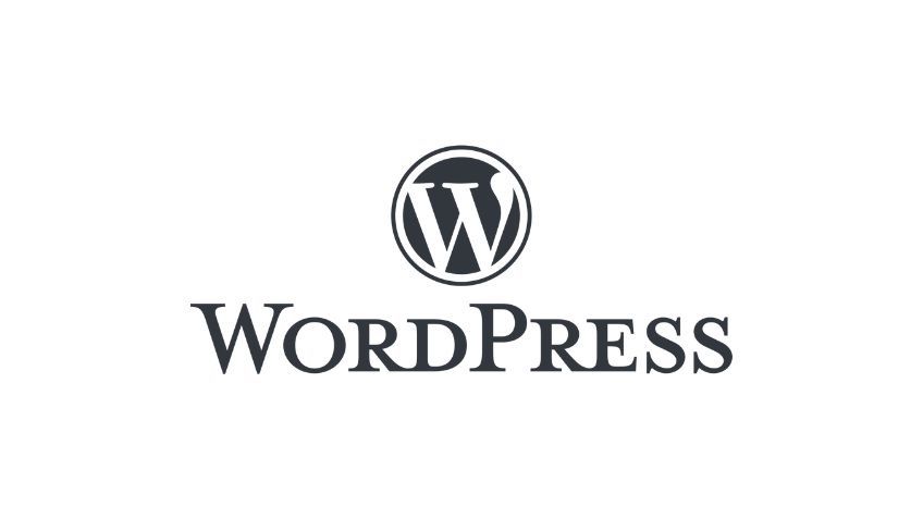 WordPress logo. 