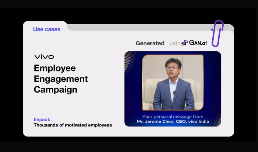 Use cases landing page for Gan.ai.