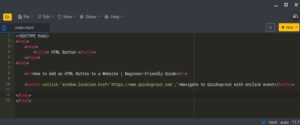 How to Make HTML Buttons the Easy Way