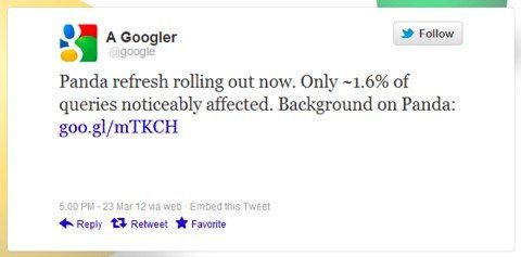 google tweet