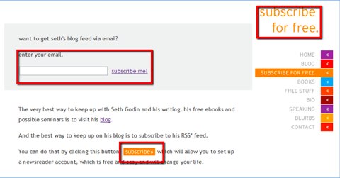 seth godin subscribe