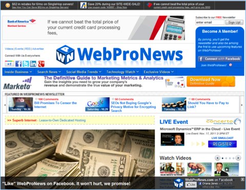 web pro news website example 